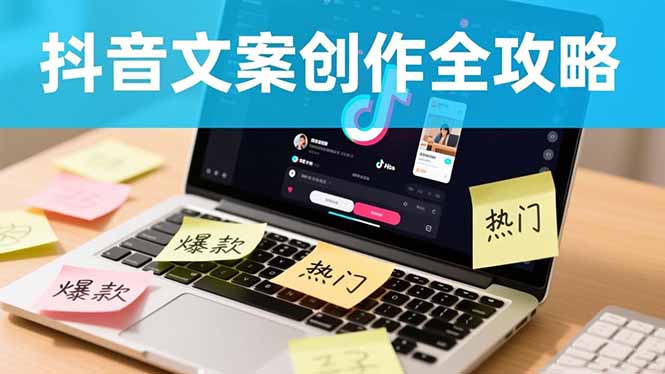 抖音文案创作全攻略：爆款标题九大绝招,100个模版直接套用,月入过万不是梦-摇钱树