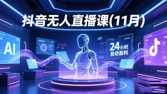 抖音无人直播课(11月-摇钱树